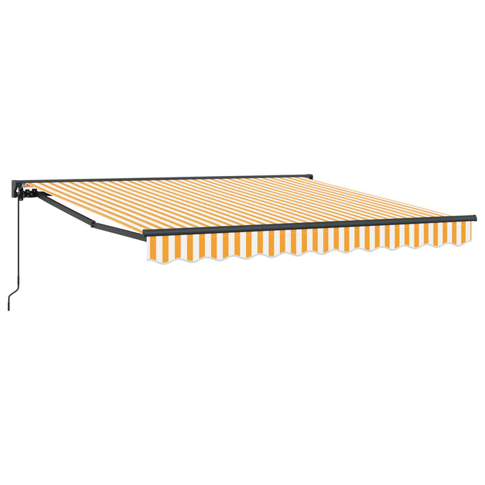 Cortina Retractabilă Manual Galben și alb 350 x 250 cm - WALTI WALTI