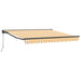 Cortina Retractabilă Manual Galben și alb 350 x 250 cm - WALTI WALTI