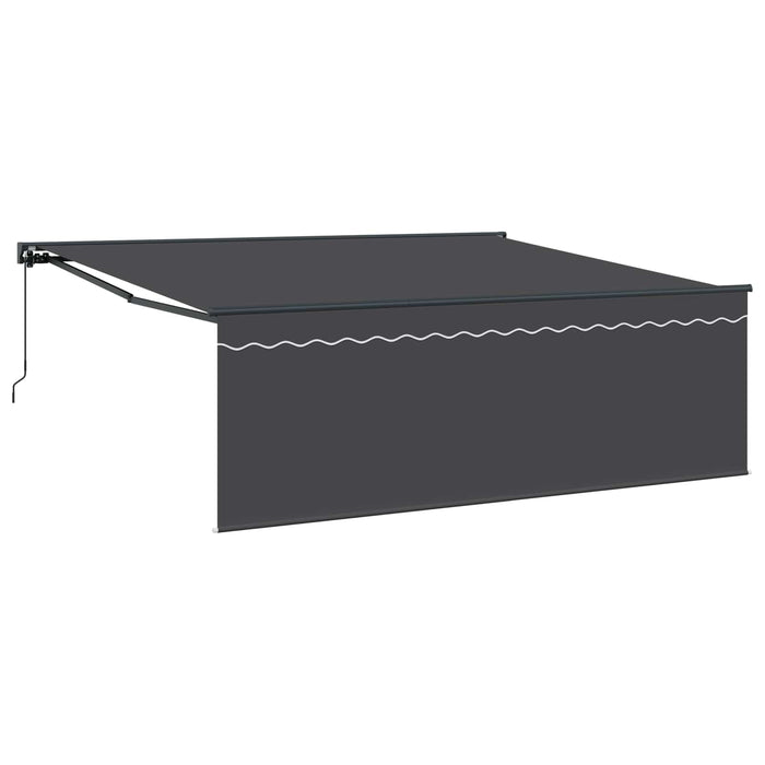 Cortina Retractabilă Manual Galben și alb 350 x 250 cm - WALTI WALTI
