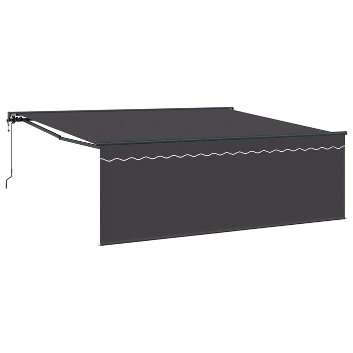 Cortina Retractabilă Galben și alb 350 x 250 cm - WALTI WALTI