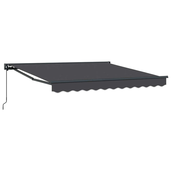 Cortina Retractabilă Antracit 350 x 250 cm Poliester și metal - WALTI WALTI