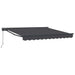 Cortina Retractabilă Antracit 350 x 250 cm Poliester și metal - WALTI WALTI