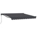 Cortina Retractabilă Antracit 350 x 250 cm Poliester și metal - WALTI WALTI
