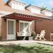 Cortina Retractabilă Manual Roșu și Negru 350 x 250 cm țesătură - WALTI WALTI