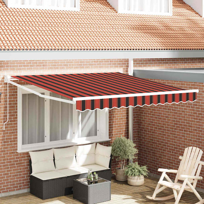 Copertină Portocalie și maro 350 x 250 x 165 cm Poliester - WALTI WALTI