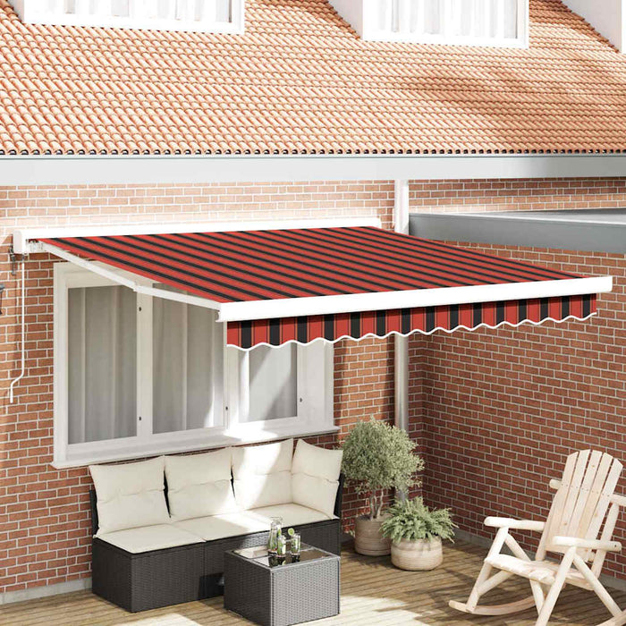 Copertină Roșu și Negru 350 x 250 x 165 cm - WALTI WALTI