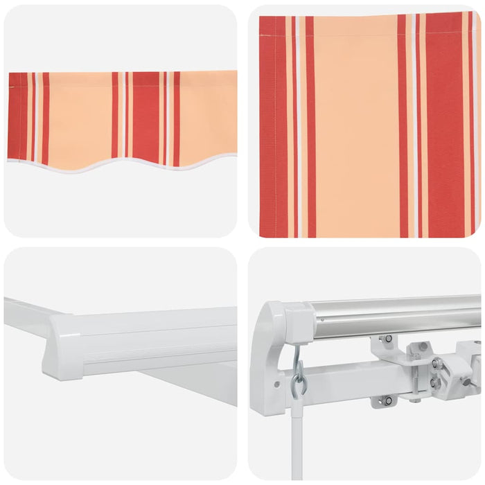 Copertină Galben și portocalie 350 x 250 x 165 cm Poliester - WALTI WALTI