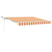 Cortina Retractabilă Galben și portocalie 350 x 250 cm - WALTI WALTI