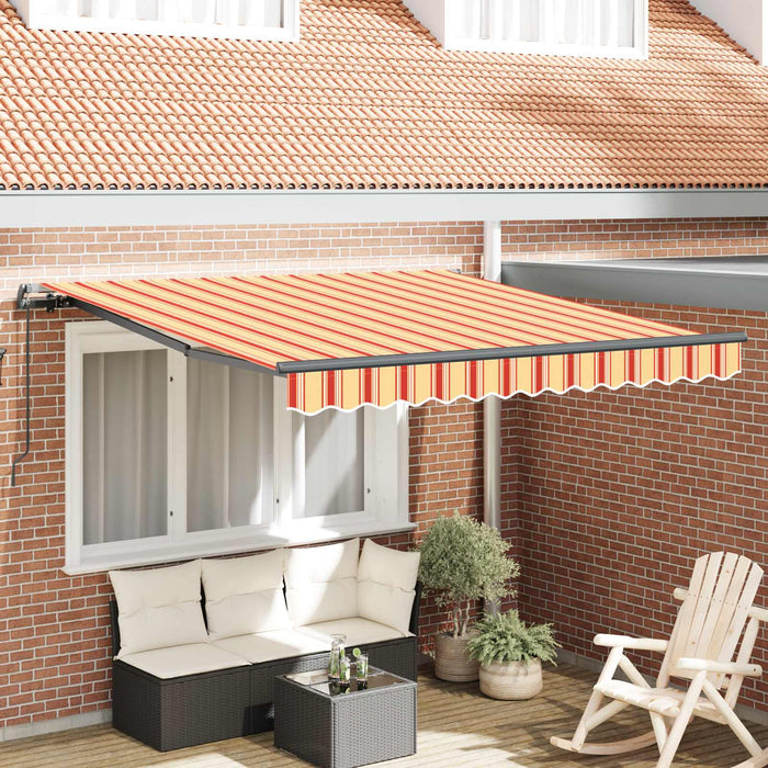Cortina Retractabilă Manual Galben și portocalie 350 x 250 cm - WALTI WALTI