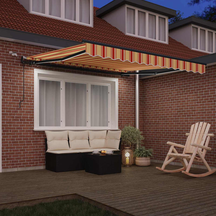 Țesătură pentru copertină cu Galben și portocalie 350 x 250 cm - WALTI WALTI