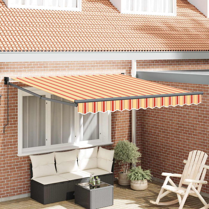 Copertină Galben și portocalie 350 x 250 x 165 cm Poliester - WALTI WALTI