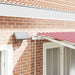 Cortina Retractabilă Manual Roșu și Alb 350 x 250 cm - WALTI WALTI