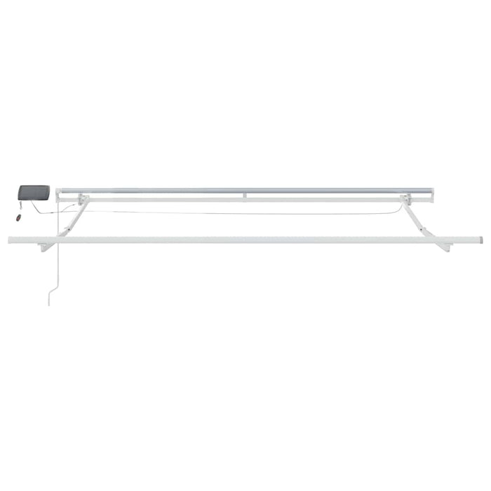 Cortina Retractabilă Manual Roșu și Alb 350 x 250 cm - WALTI WALTI