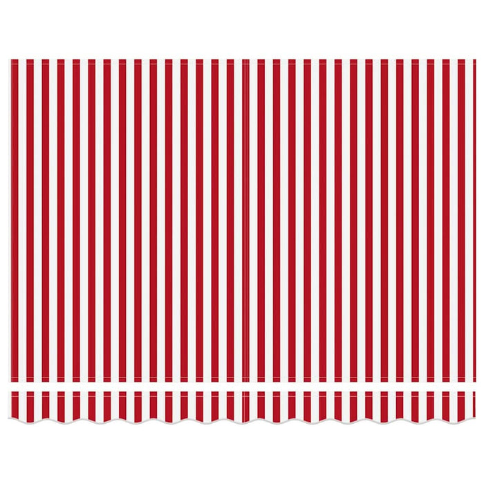 Cortina Retractabilă Roșu și Alb 350 x 250 cm - WALTI WALTI