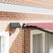 Cortina Retractabilă Manual Roșu și alb 350 x 250 cm țesătură - WALTI WALTI