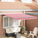 Cortina Retractabilă Roșu și Alb 350 x 250 cm - WALTI WALTI