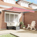 Cortina Retractabilă Roșu și Alb 350 x 250 cm - WALTI WALTI