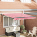 Cortina Retractabilă Manual Roșu și Alb 350 x 250 cm - WALTI WALTI