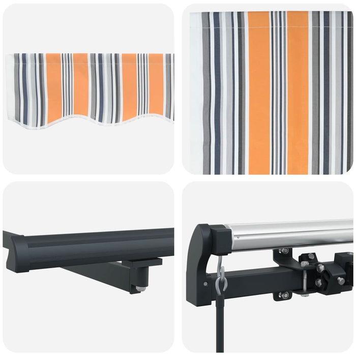 Cortina Retractabilă Multicolour 350 x 250 cm Poliester și oțel - WALTI WALTI