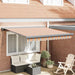 Cort retracabil manual cu dungi colorate, 350x250 cm - WALTI WALTI