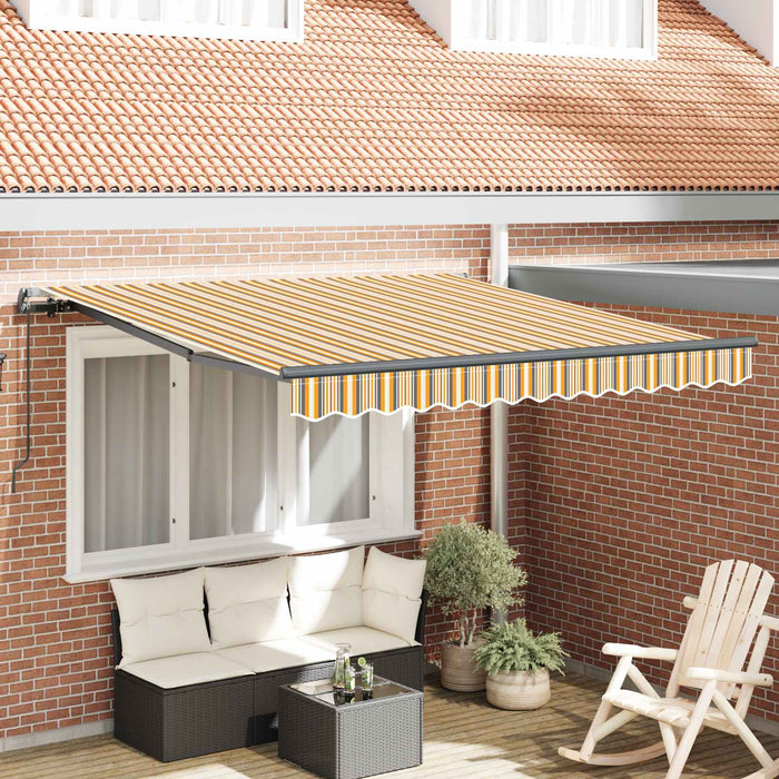 Cortina Retractabilă Multicolour 350 x 250 cm Poliester și oțel - WALTI WALTI