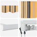 Copertină Multicolour 350 x 250 x 165 cm Poliester și Aluminiu - WALTI WALTI