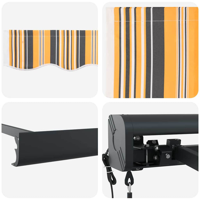 Copertină Multicolour 350 x 250 x 165 cm Poliester și Aluminiu - WALTI WALTI
