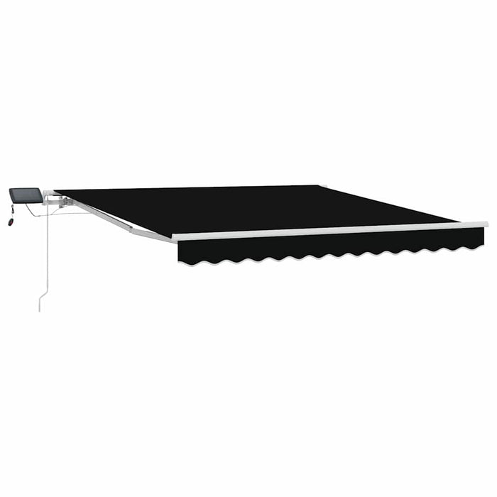 Cortina Retractabilă Negru 350 x 250 cm Material textil și oțel - WALTI WALTI