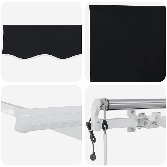 Feredde Electrică 3,5 x 2,5 m Negru 100% Polyester - WALTI WALTI