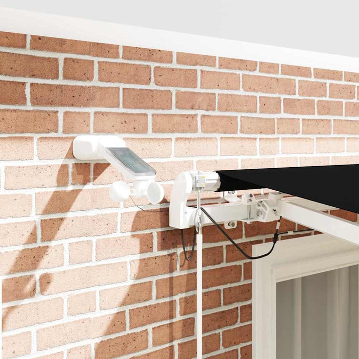 Cortina Retractabilă Negru 350 x 250 cm Poliester și metal - WALTI WALTI