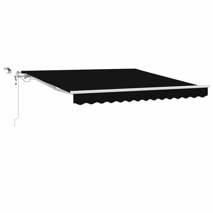 Cortina Retractabilă Negru 350 x 250 cm Poliester și metal - WALTI WALTI