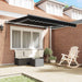 Cortina Retractabilă Negru 350 x 250 cm Poliester și oțel - WALTI WALTI