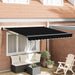 Cortina Retractabilă Negru 350 x 250 cm Poliester și Aluminiu - WALTI WALTI