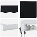 Copertină Negru 350 x 250 x 165 cm Poliester și Aluminiu - WALTI WALTI