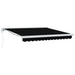 Copertină Negru 350 x 250 x 165 cm Poliester și Aluminiu - WALTI WALTI