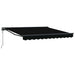 Cortina Retractabilă Negru 350 x 250 cm Poliester și metal - WALTI WALTI