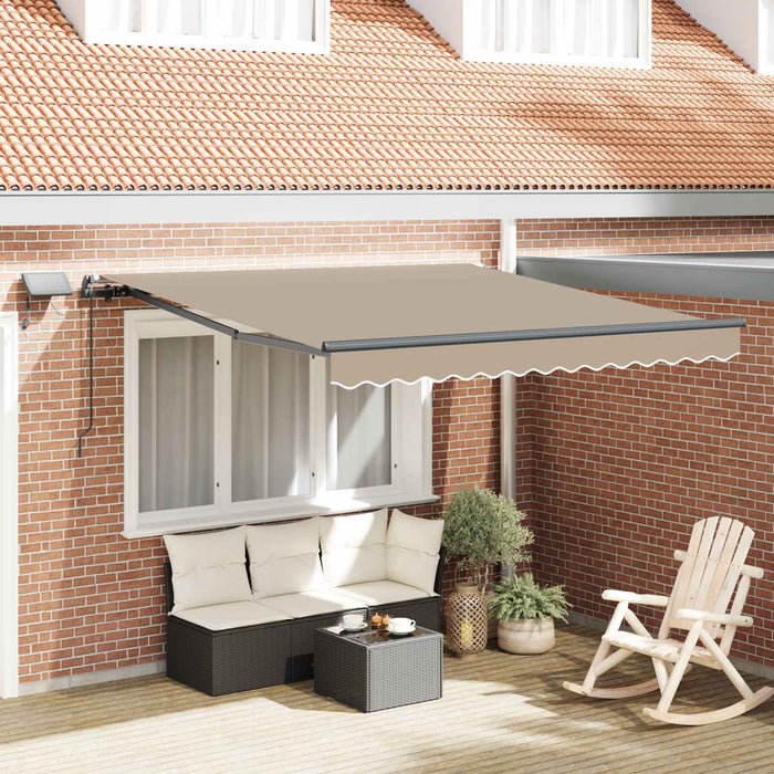 Cortina Retractabilă Manual Bej 350 x 250 cm țesătură - WALTI WALTI