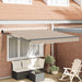 Cortina Retractabilă Bej 350 x 250 cm Poliester și Aluminiu - WALTI WALTI
