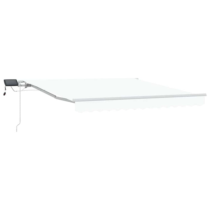 Cortina Retractabilă Alb 350 x 250 cm Material textil și oțel - WALTI WALTI