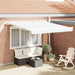 Cortina Retractabilă Alb 350 x 250 cm Poliester și metal - WALTI WALTI