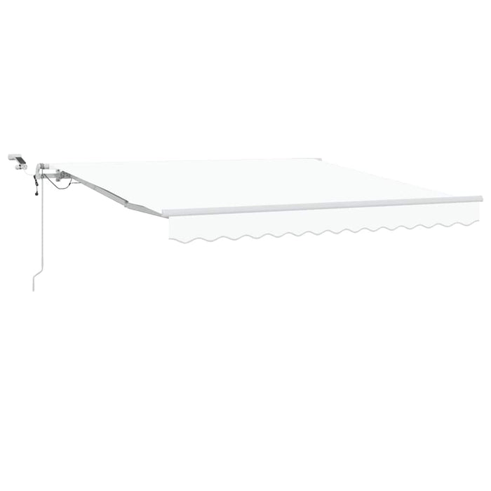 Cortina Retractabilă Alb 350 x 250 cm Poliester și metal - WALTI WALTI