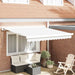 Pergolă manuală retractabilă albă 350 x 250 cm - WALTI WALTI