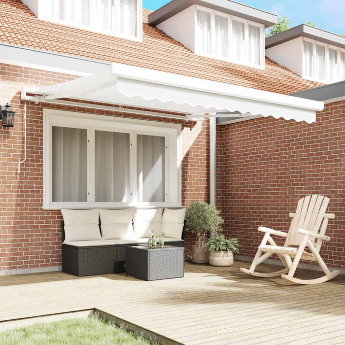 Pergolă manuală retractabilă albă 350 x 250 cm - WALTI WALTI