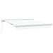 Pergolă manuală retractabilă albă 350 x 250 cm - WALTI WALTI