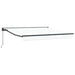 Cortina Retractabilă Manual Alb 350 x 250 cm Poliester și metal - WALTI WALTI