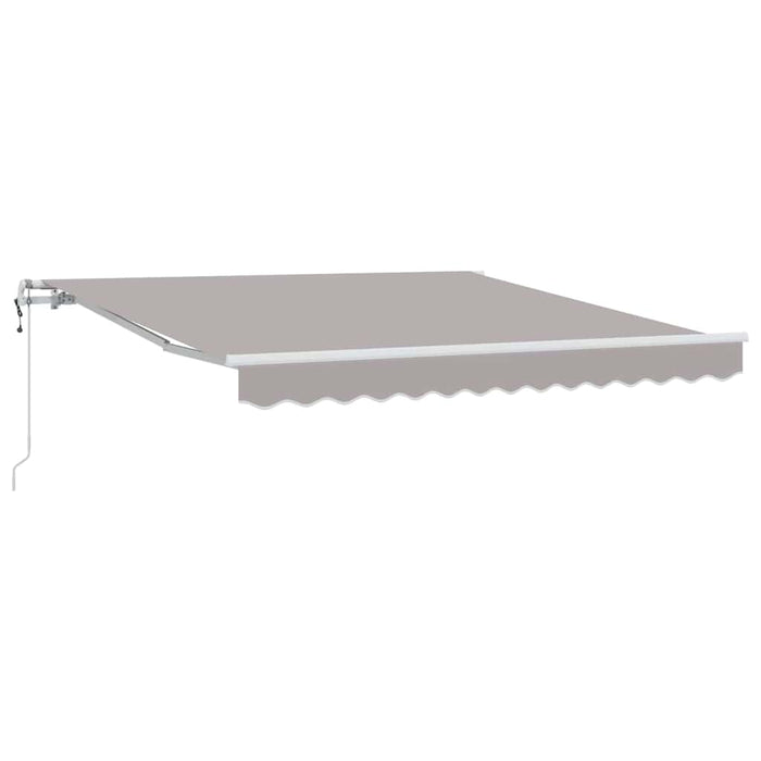Copertină retractabilă Gri deschis 350 x 250 cm WALTI