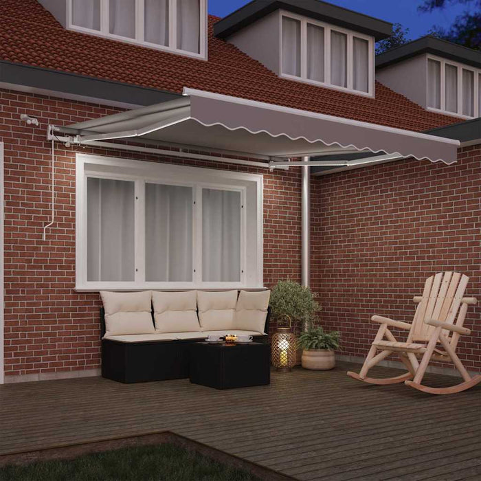 Cortina Retractabilă Gri deschis 350 x 250 cm - WALTI WALTI
