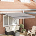 Cortina Retractabilă Gri deschis 350 x 250 cm Poliester și oțel - WALTI WALTI