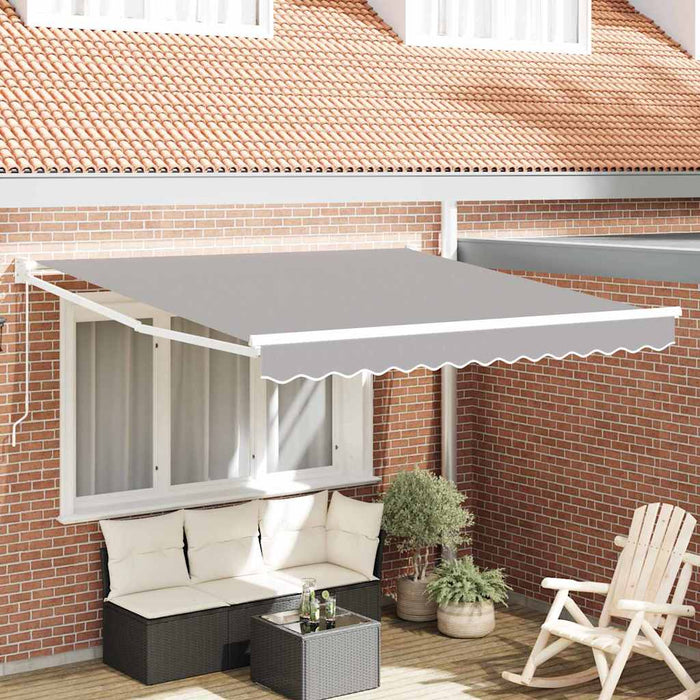 Cortina Retractabilă Manual Gri deschis 350 x 250 cm - WALTI WALTI