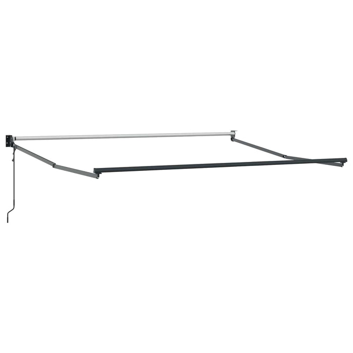 Copertină retractabilă Gri deschis 350 x 250 cm WALTI